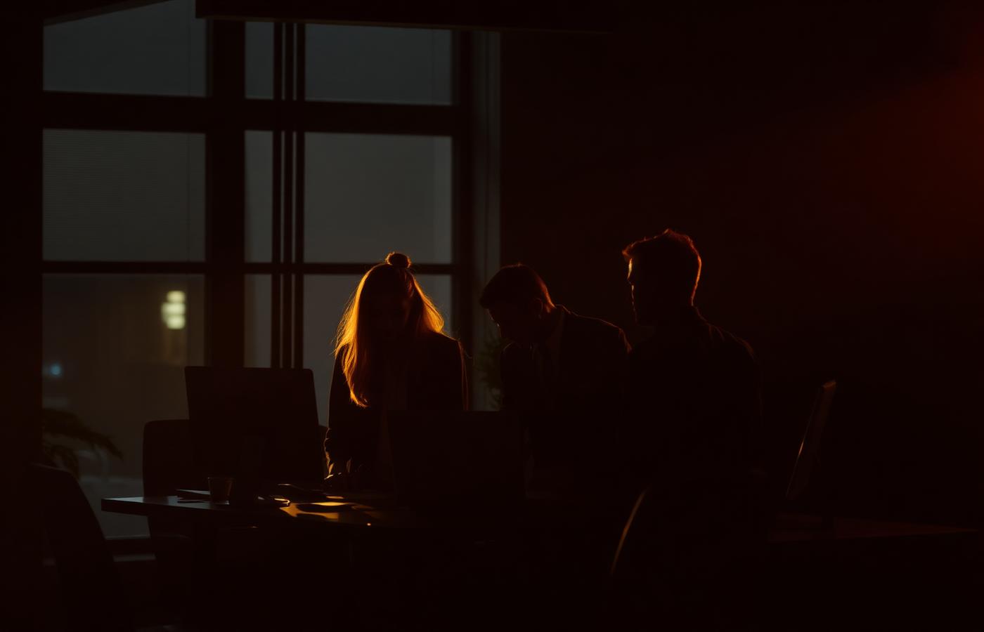 The ORA Digital team collaborating in a modern studio